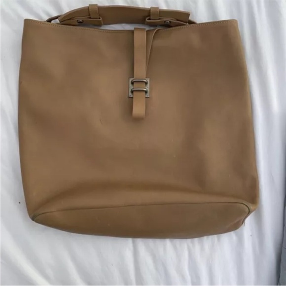 Vintage Marni Leather Butter Brown Roomy Shoulder bag made in Italy - Picture 4 of 11